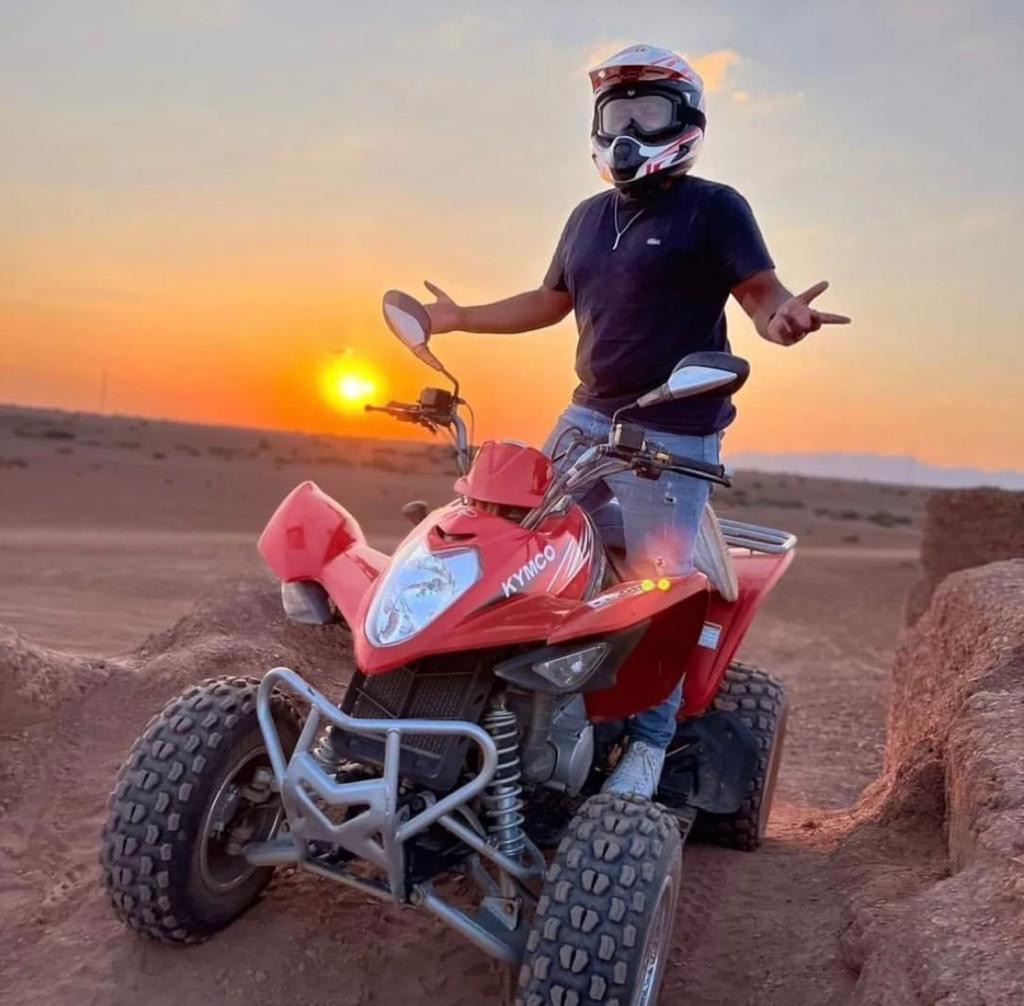 Quad dans la Palmeraie